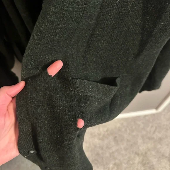 Courtenay Forest Green Cardigan - Picture 3 of 5